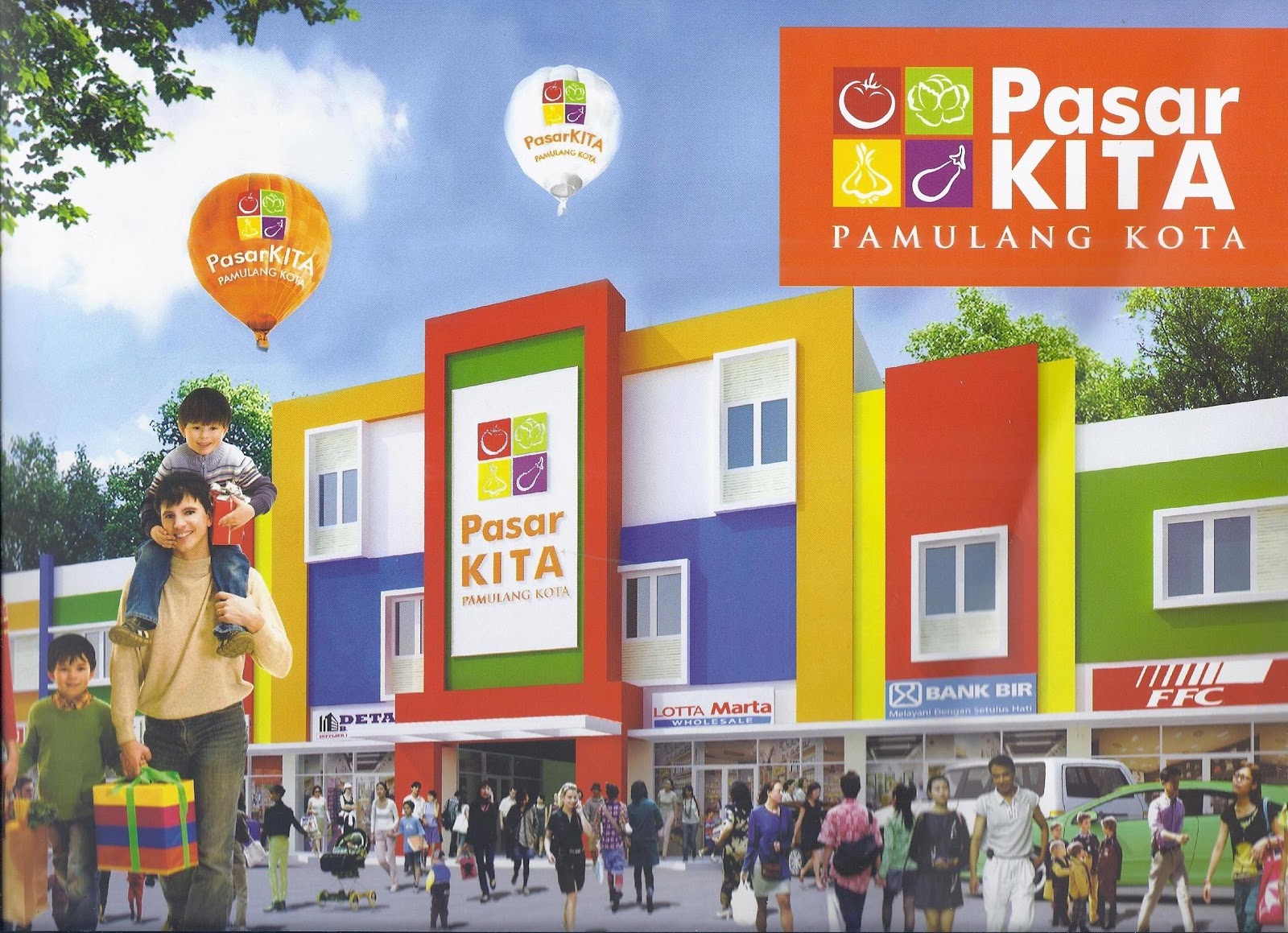 Pasar KITA Pasar Modern Kota Pamulang Tangerang Selatan Berita