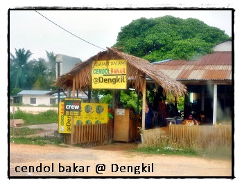 Cendol Bakar di Dengkil