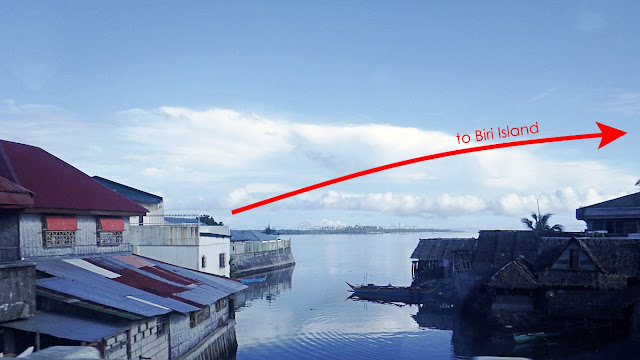 sea view from Sabang Bridge in Lavezares Northern Samar