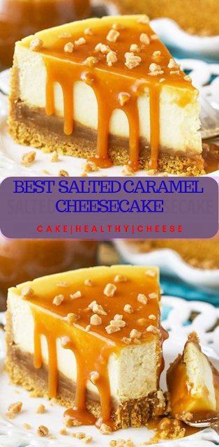 BEST SALTED CARAMEL CHEESECAKE