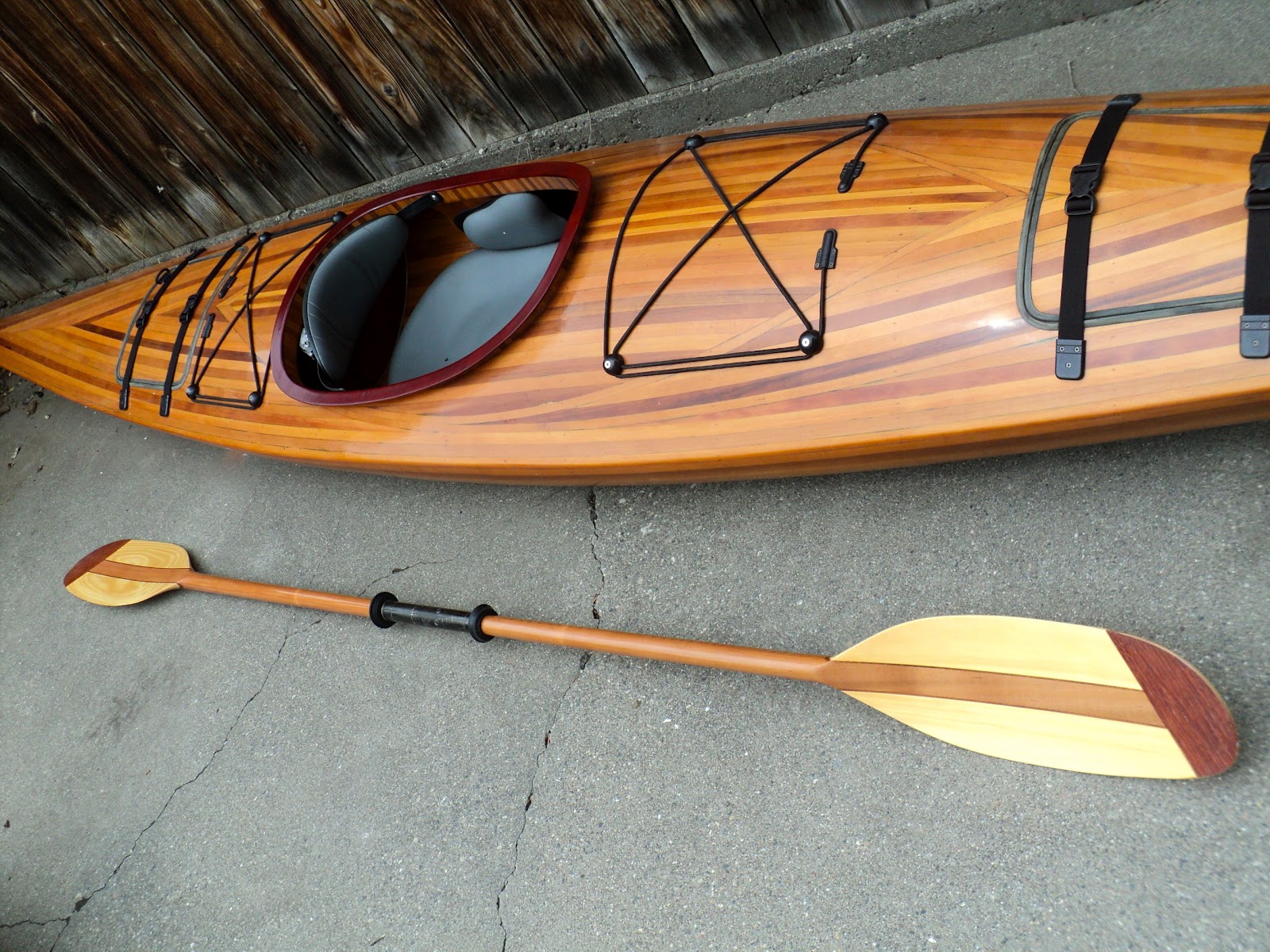 Nice Sale Today: Now $1300! Sale on Cedar Strip Wood Kayak!