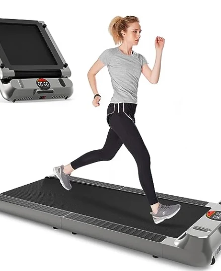 Under Desk Treadmill, Walking Pad Treadmill, 2 in 1 Foldable Treadmill Walking Treadmill for WFH and Office with Remote Control and Big Display