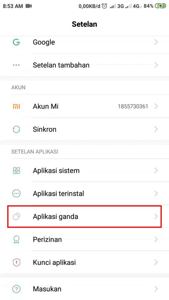 Tutorial Cara Membuat 2 Akun WhatsApp dalam 1 HP di Xiaomi