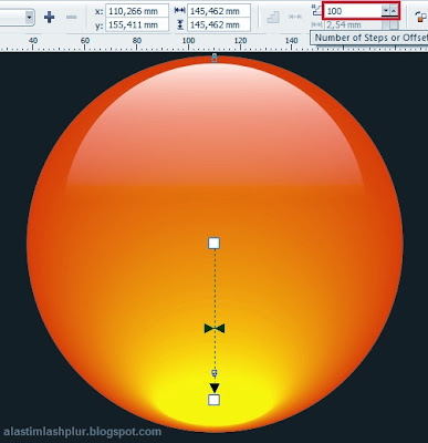 Membuat Object 3D Dengan Blend Tool Di CorelDRAW