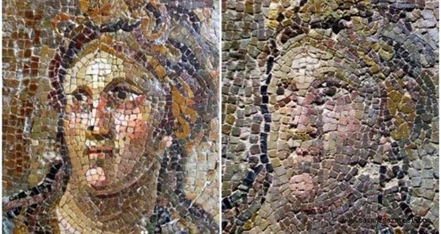 Near East: Ancient mosaics damaged during restoration in Turkey