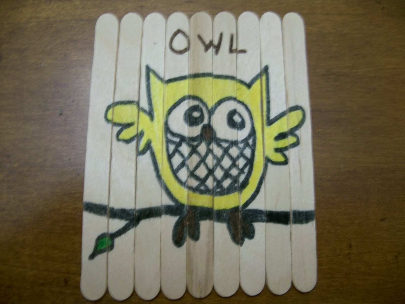 ArtsyMomma365 Popsicle Stick Puzzle