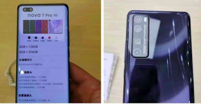 Huawei Nova 7,Nova 7 Pro,Nova 7SE Price Specifications in Pakistan