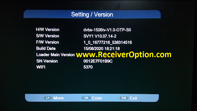 NEXT 8000 PLUS 1506TV 512 4M NEW SOFTWARE WITH G SHARE PLUS & ECAST OPTION