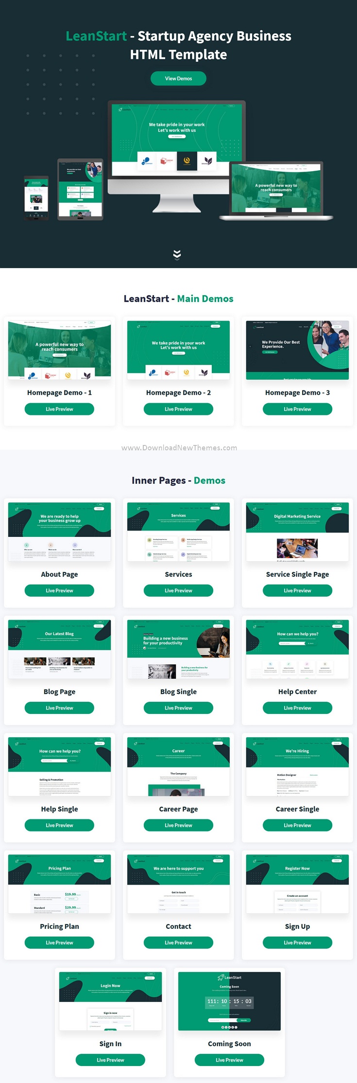 Startup Agency Business HTML Template