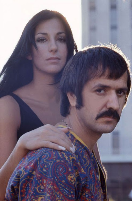 1969. Sonny and Cher photographed by Tony Frank in New Orleans