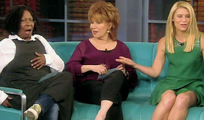 Joy Behar stares down Whoopi 'Cushion' Goldberg for letting the frogs out