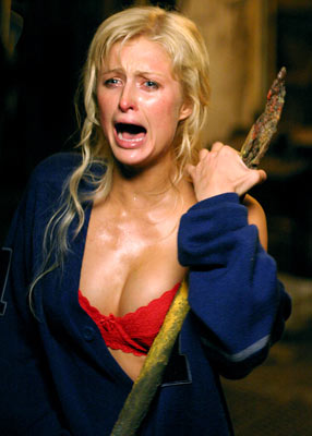 Paris Hilton in the movie The House of Wax