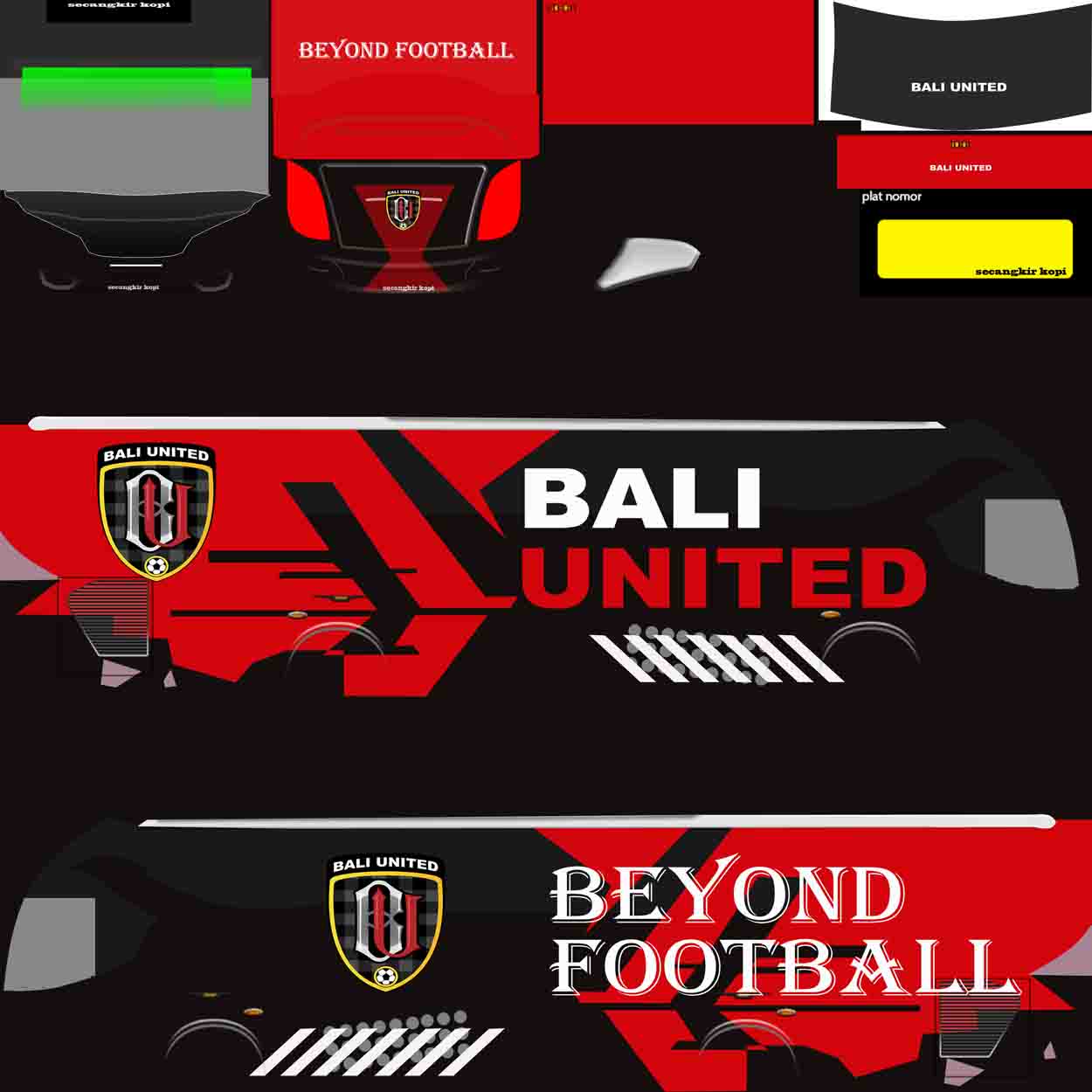 livery bussid bali united jernih