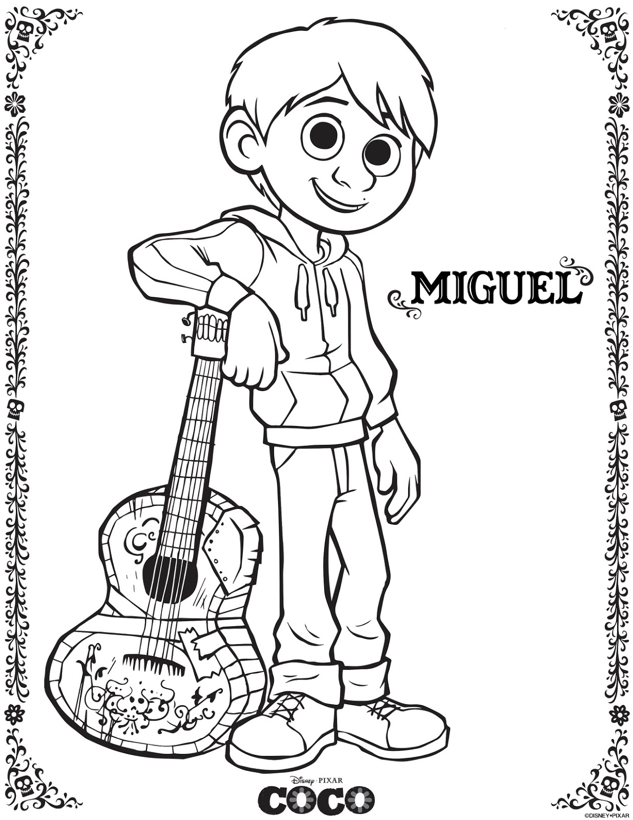 Download Woven by Words: Disney•Pixar's COCO - Coloring Pages