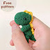 Green Dinosaur crochet pattern