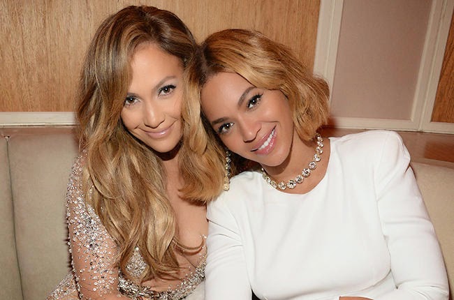 jennifer lopez and beyonce at vanity fair party 2015