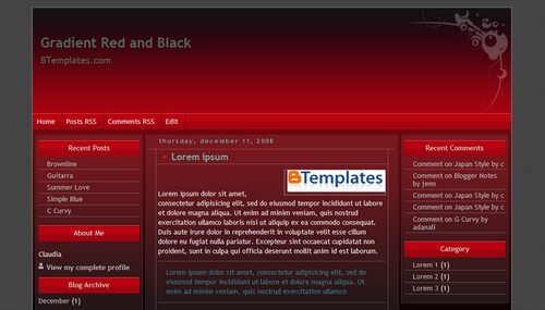 Free Blogger Templates: 7 Beautiful Web 2.0 templates