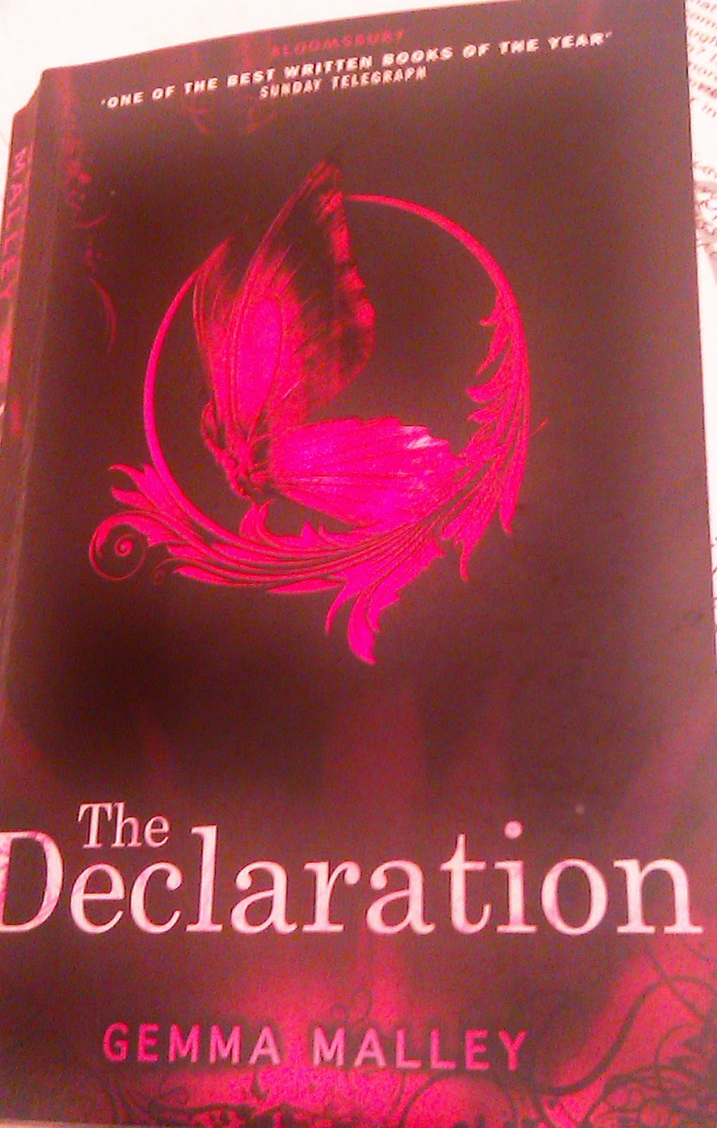 Becca S Life Book Review The Declaration By Gemma Malley