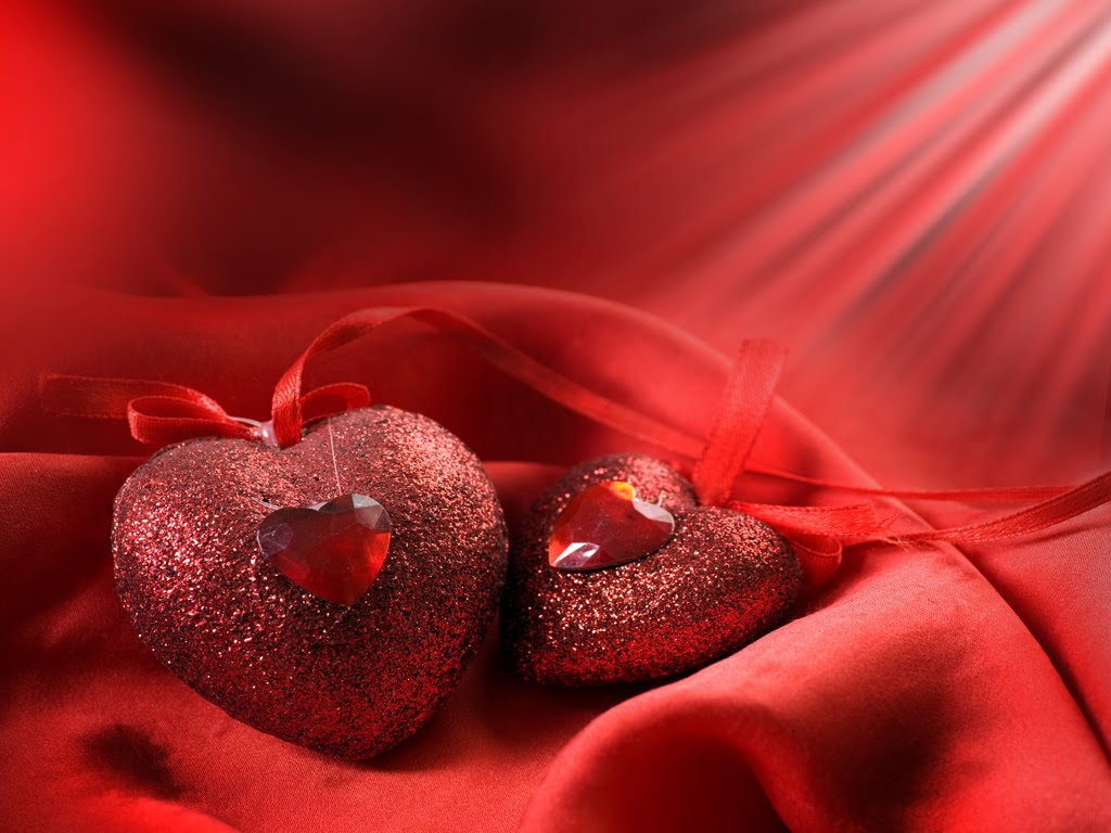 Cute wallpapers and sms: valentine hearts wallpaper