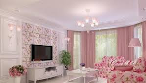 Pink Living Room Interior Design Ideas