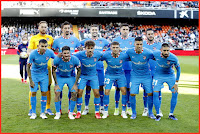 CLUB ATLÉTICO DE MADRID. Temporada 2021-22. Jan Oblak, Savic, Mario Hermoso, José María Giménez, Koke. Ángel Correa, Rodrigo De Paul, Antoine Griezmann, Kieran Trippier, Luis Suárez, Yannick Carrasco. VALENCIA C. F. 3 CLUB ATLÉTICO DE MADRID 3. Domingo 07/11/2021, 16:15 horas. Campeonato de Liga de 1ª División, 13ª jornada. Valencia, Camp de Mestalla: 37.472 espectadores. Árbitro: César Soto Grado, La Rioja; VAR: Guillermo Cuadra Fernández, Baleares. Entrenadores: Valencia: José Bordalás; Atlético de Madrid: Diego Pablo Simeone. GOLES: 0-1: 35’, Luis Suárez. 1-1: 50’, Savic en propia puerta. 1-2: 58’, Antoine Griezmann. 1-3: 60’, Vrsaljko. 2-3: 90+2’, Hugo Duro. 3-3: 90+6’, Hugo Duro.