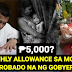 Panoorin:5,000 pesos mothly para sa mga nanay aprubado na ng gobyerno