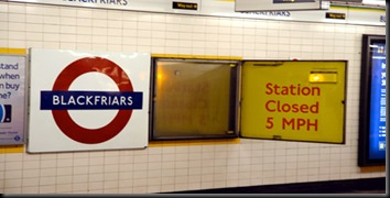Blackfriars London Underground
