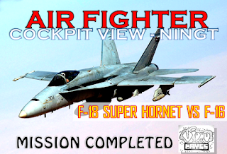 Air Combat Jet F18 Super Hornet VS F16