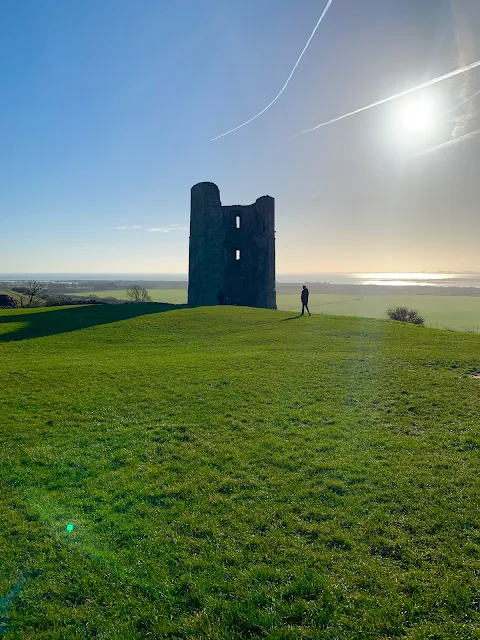 Plenty of green open space at Hadleigh Castle