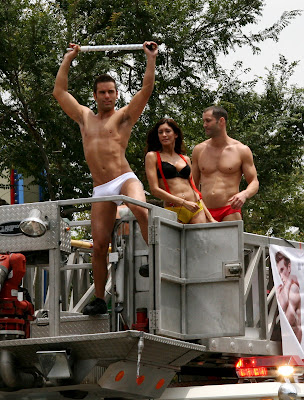 West Hollywood hot guys at Gay Pride Parade 2009