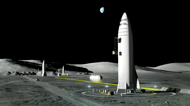 SpaceX Moon Base Alpha