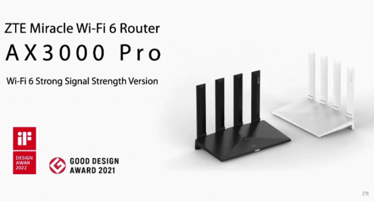 ZTE AX3000 Pro Wi-Fi 6 Router for $100