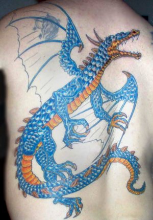 tattoo drago. 2010 Tribal Dragon Tattoo on