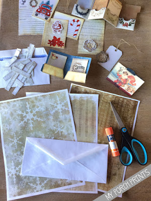 Vintage Christmas Loaded Envelope Tutorial