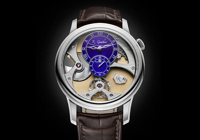 Romain Gauthier Insight Micro-Rotor White Gold Blue Dial