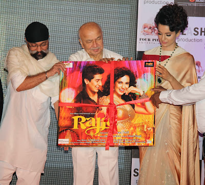  Kangana Ranaut and Home Minister Shinde at Rajjo Movie Audio Launch