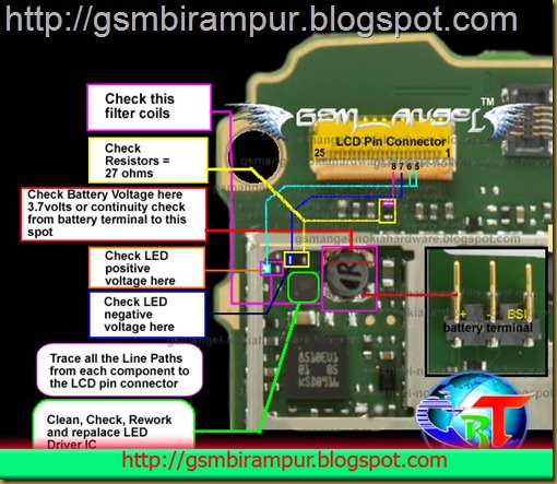 X6 No LCD Display baclight repair manual