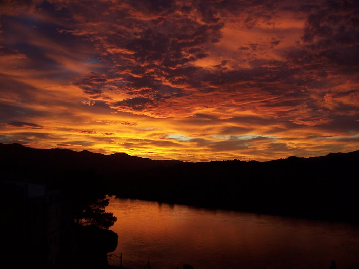 Sunset as seen from my balcony