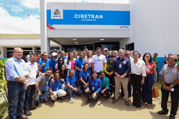 Agência do Ciretran em Altamira e modernizada e entregue a população com atendimentos de veículo e habilitação