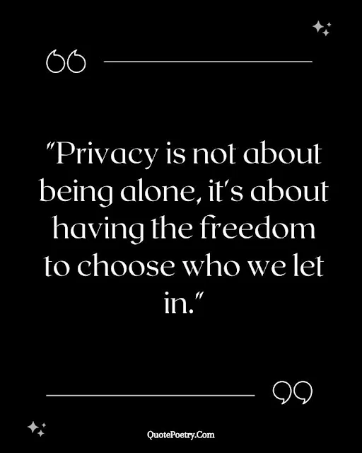 Quotes About Privacy In A Relationship