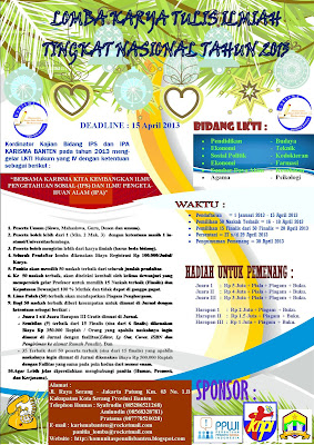 Economics Competition - Lomba Karya Tulis Ilmiah IPS 