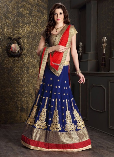 http://www.daindiashop.com/lehengas/indian-wedding-lehenga/womens-georgette-fabric-royal-blue-pretty-circular-lehenga-style-with-lace-work-dupatta-dis-diff-67652