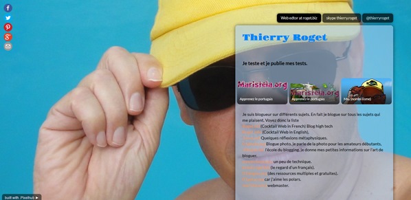 thierry roget casquette jaune