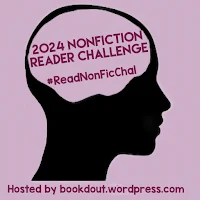 2024 Non Fiction Reading Challenge logo by Book'd Out