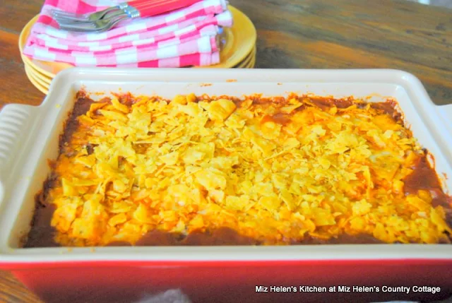 Nacho Supreme Casserole at Miz Helen's Country Cottage