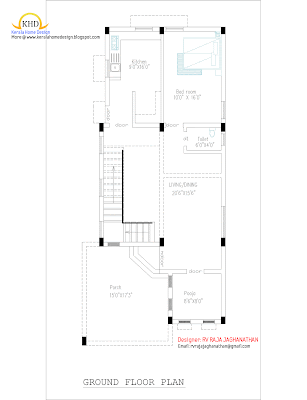 Indian House Elavation and Plan