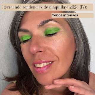 Recreando tendencias de maquillaje 2023 (IV): Ojos intensos en verde