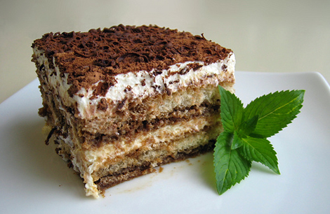 Doce tiramisu Porções italiana. rende Ele origem 4 de  receita