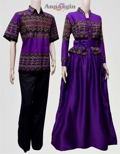 Model Desain Baju Batik Muslim Terbaru 2017