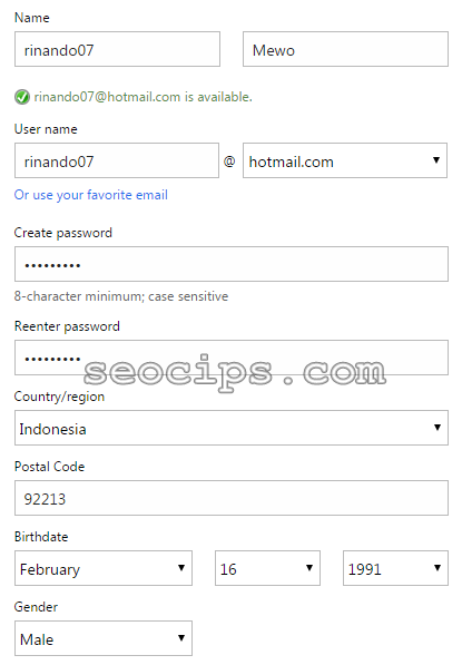 Formulir Pedaftaran Blog ke Bing Yahoo
